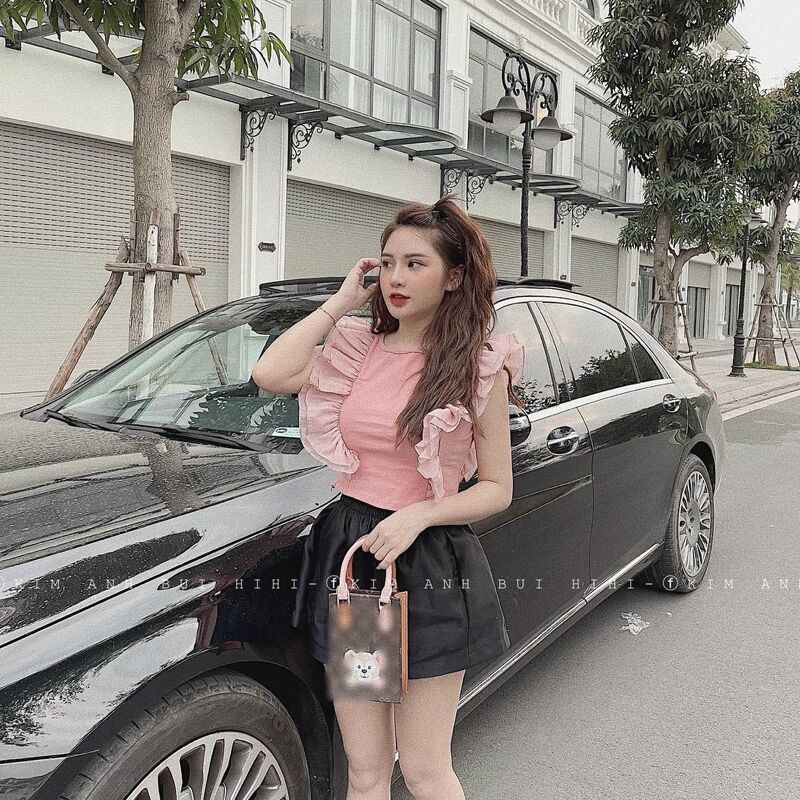 Áo cánh tiên nữ sát nách dễ thương
