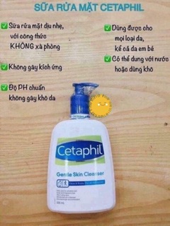 Cetaphil sữa rm tắm gội Úc