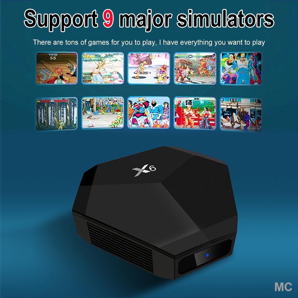 Máy Chơi Game Cầm Tay Không Dây X6 High End TV 2.4G 4K HD Video Cho PS1 / G