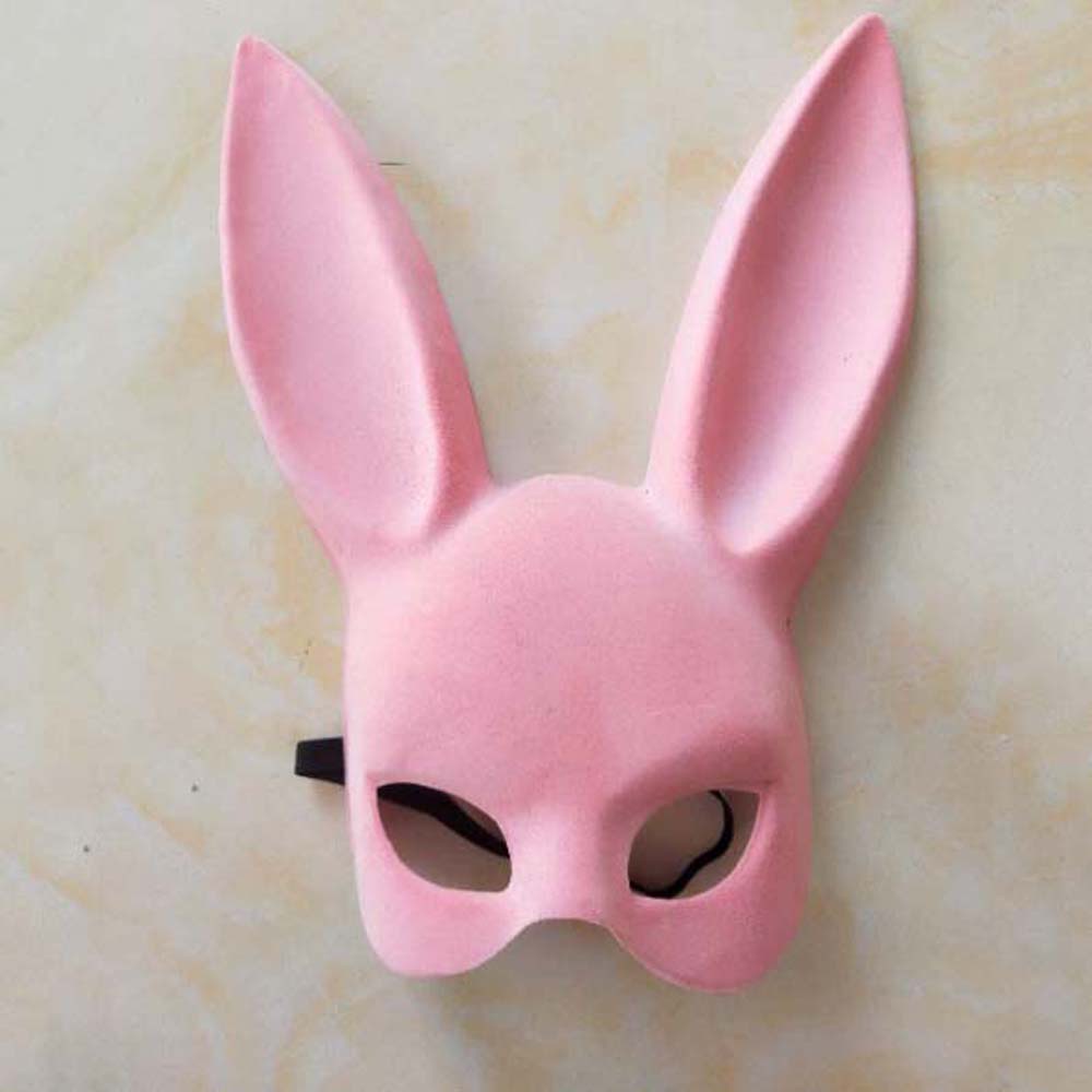 Lưng Mặt Nạ Hóa Trang Thỏ Bằng Nhựa Phong Cách Nhật Bản