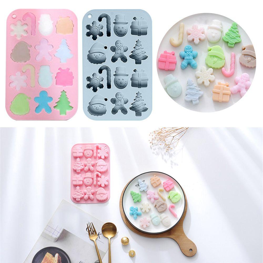 Khuôn Silicone Làm Bánh / Sô Cô La Chủ Đề Giáng Sinh