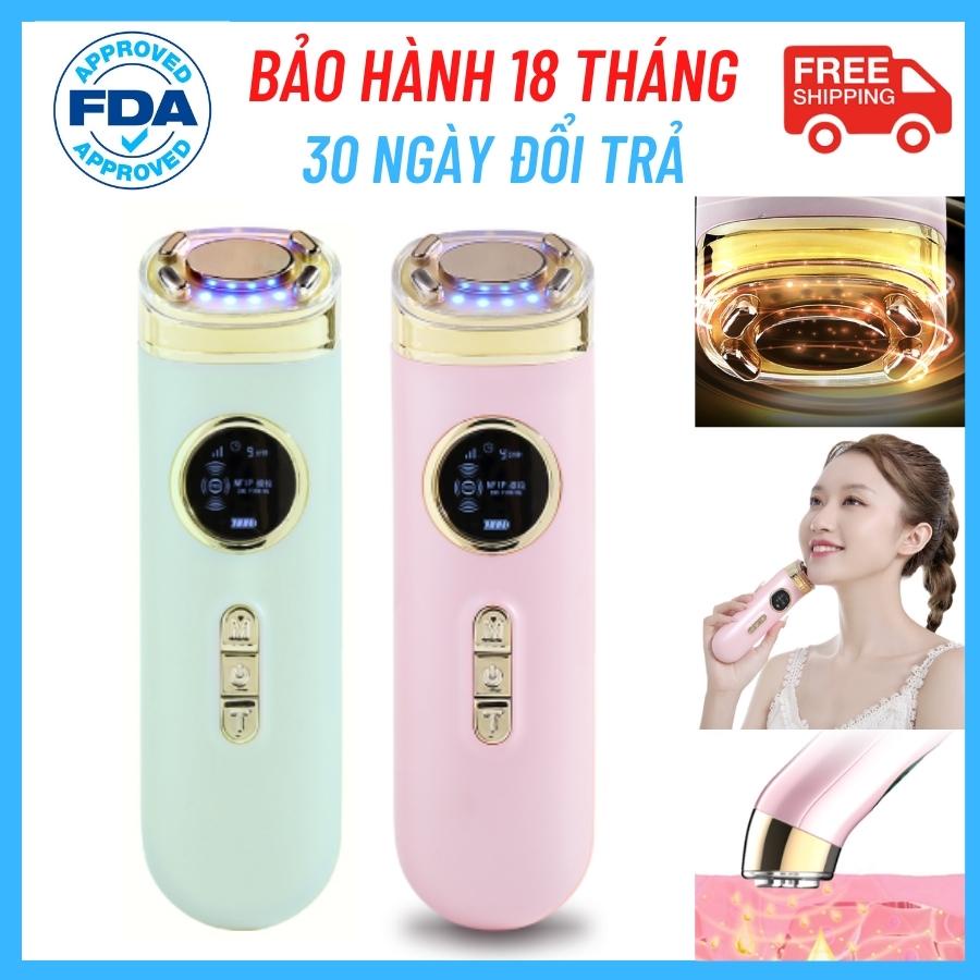 Máy massage Cầm tay Nâng cơ Trẻ hóa da Công nghệ RF Kết hợp xung điện EMS CE YOUNG
