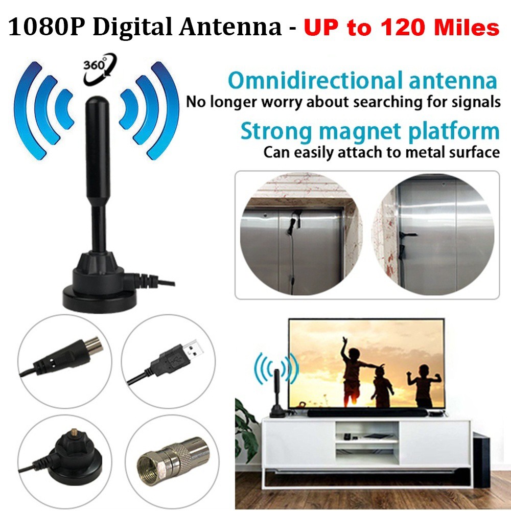 Ăng ten TV khoảng cách thu sóng 120 dặm