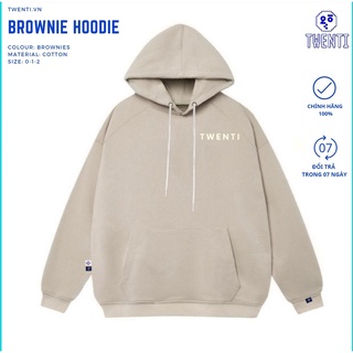 Áo hoodie TWENTI nỉ in basic