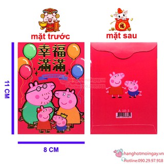 combo 6 bao lì xì Peppa Pig LX102