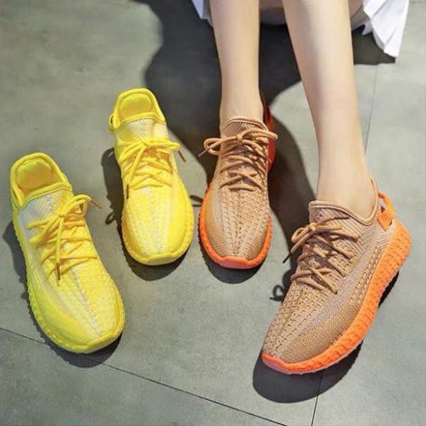Xả 12.12 Good - 👟 Giày thể thao nữ Yz đế cam 2 màu vàng và cam đất 2020 ! ' 2021 L * XX ࿋ོ༙ ` / .