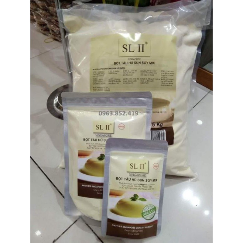 Bột tàu hũ Sun Soy Mix Singapore gói 90g/ 450g