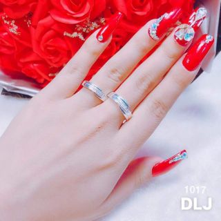 Nhẫn đôi bạc ý cao cấp