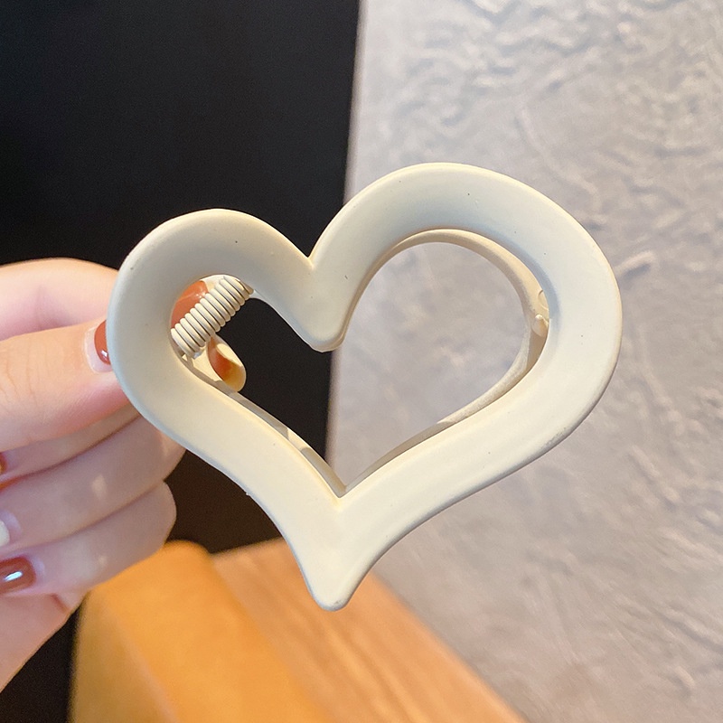 Kẹp Tóc Hình Trái Tim Nhiều Màu Sắc Phong Cách Hàn Quốc Dành Cho Nữ