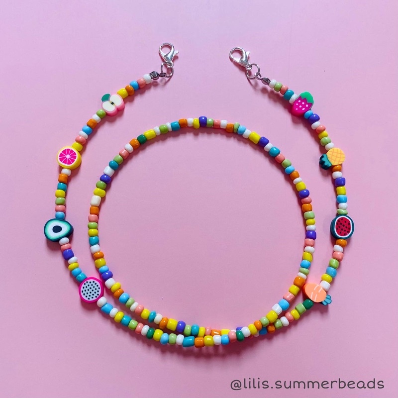 Dây đeo khẩu trang LILI SUMMER FRUITS MASK CHAIN - LILI'S SUMMER BEADS