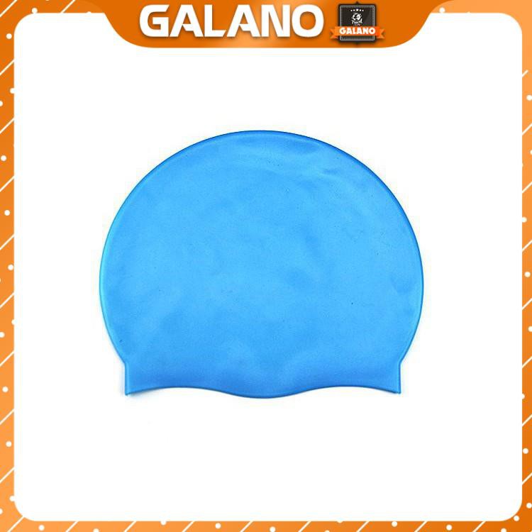 Nón bơi silicon cho người lớn GALANO Zoto unisex trùm kín đầu chống nước bơi lội an toàn SS-001159