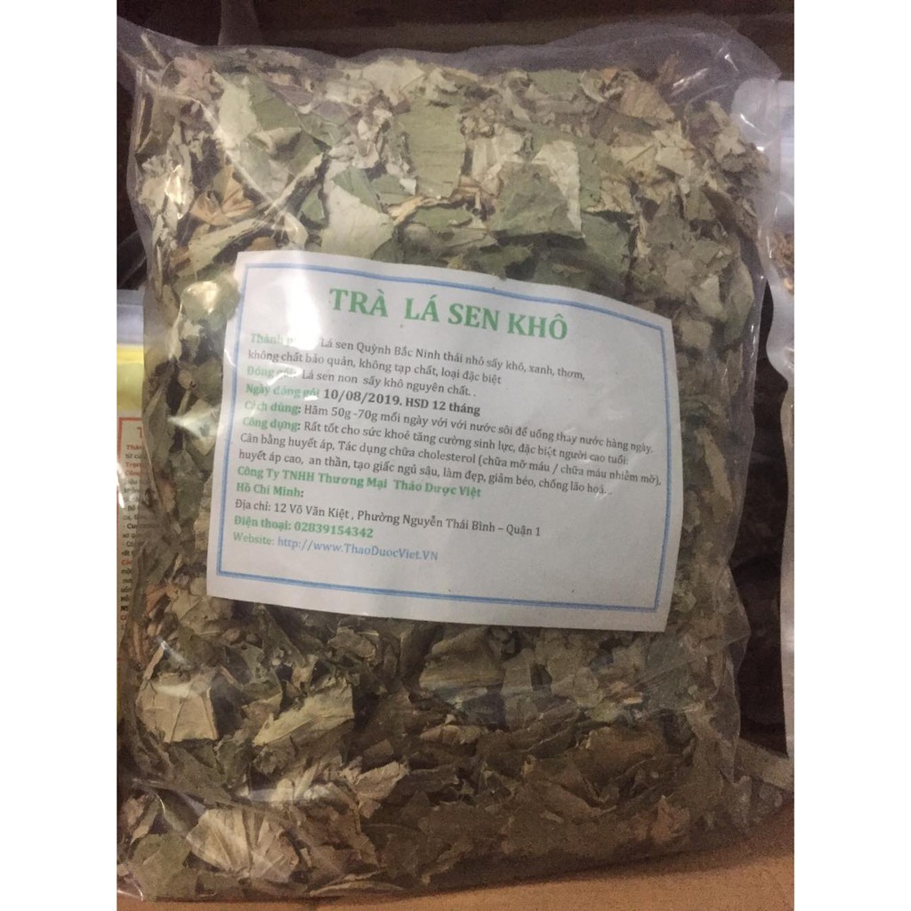 500g trà lá sen giảm béo, trị mất ngủ