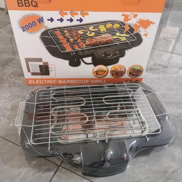 Bếp nướng điện không khói Chính Hãng ELECTRIC BARBECUE siêu bền bỉ và tiết kiệm điện, Tặng Kèm Khăn Lau Đa Năng Cao Cấp