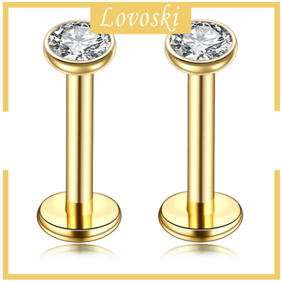 Bộ 6 Cặp Khuyên Tai / Mũi / Môi / Tai 16g