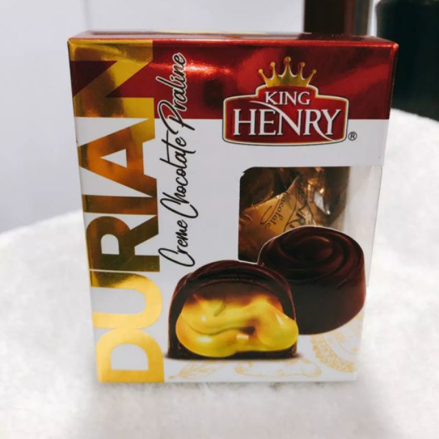 Kẹo Socola Nhân Sầu Riêng King Henry 125g