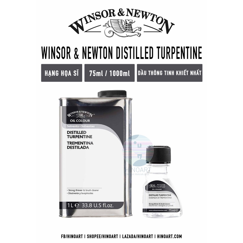 Dầu thông tinh chất Winsor & Newton Distilled Turpentine - 75ml