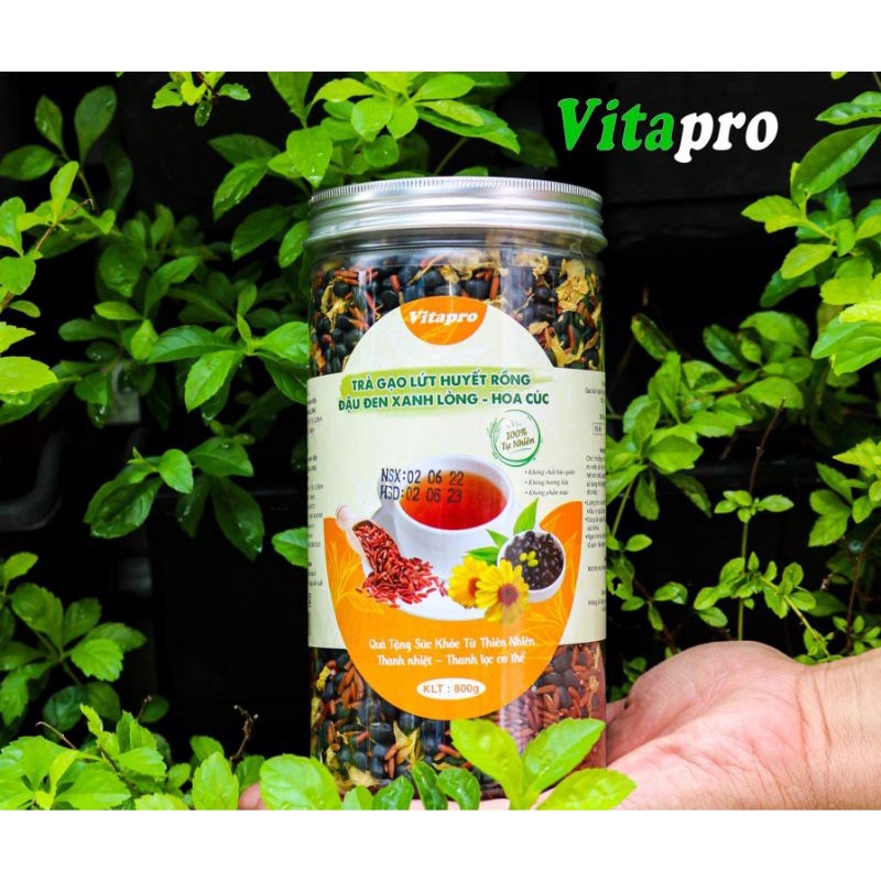 Trà giảm cân-thanh lọc 🌻 TRÀ GẠO LỨT ĐẬU ĐEN XANH LÒNG HOA CÚC