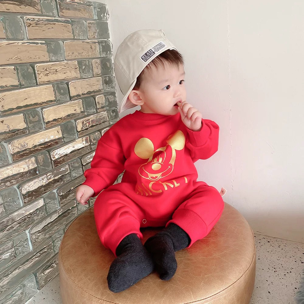 Body nỉ Mickey cho bé