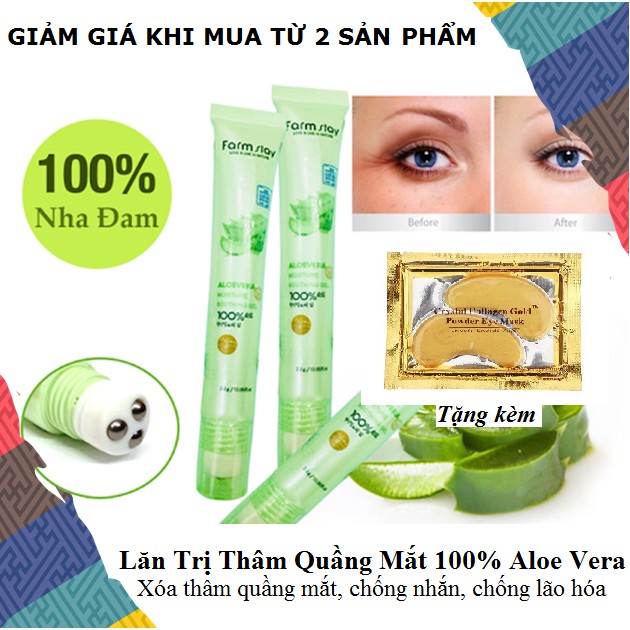 [Tặng kèm 1 cặp nạ mắt] Tuýp Lăn Mắt Nha Đam | BigBuy360 - bigbuy360.vn