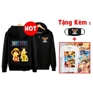 🔥SALE SỐC🔥Áo khoác Portgas D Ace vs Luffy đẹp cực ngầu giá tận xưởng