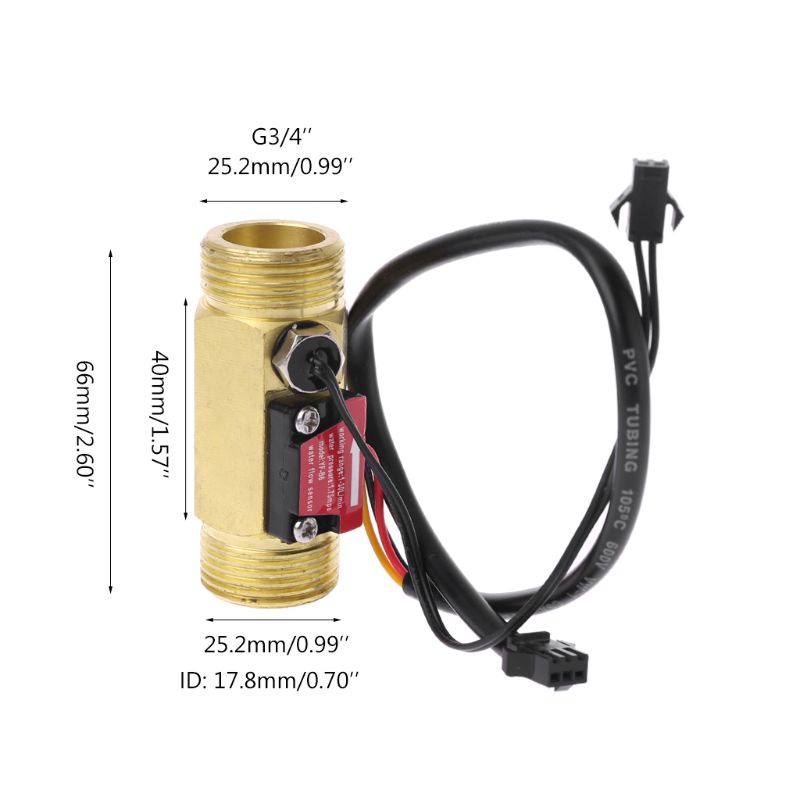 Công Tắc Cảm Biến Lưu Lượng Nước G3 / 4 &quot;Tiện Dụng Cho Gia Đình