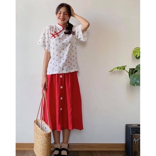 Áo sườn xám dáng suông