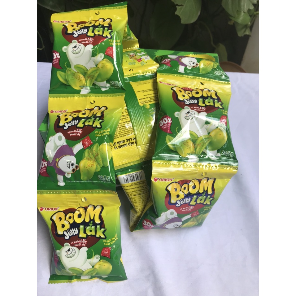 Kẹo Dẻo Boom Jelly Lắk Orion Vị Xoài Lắc Muối Ớt