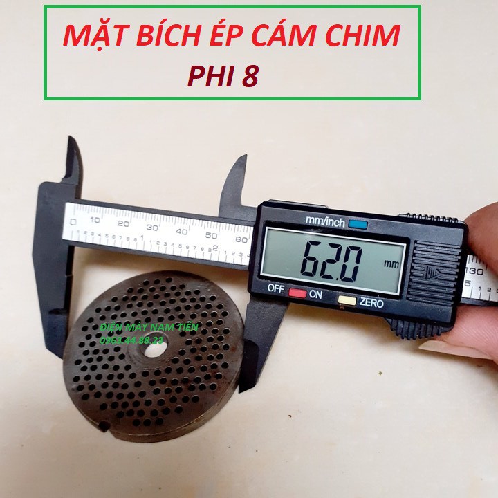 MÁY ÉP CÁM HẠT CHO CHIM - MẶT BÍCH VÀ PHỤ KIỆN (KIỂU QUAY TAY) - MẶT BÍCH ÉP CÁM CHIM