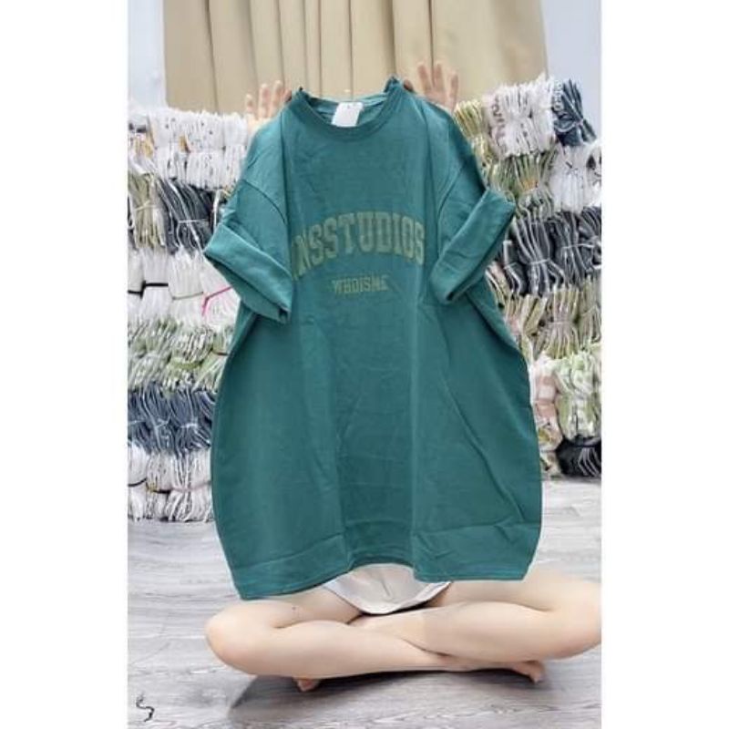 Áo Phông Tay Lỡ 3158 Cotton Khô Form Rộng Nam Nữ IESSTUDIOS