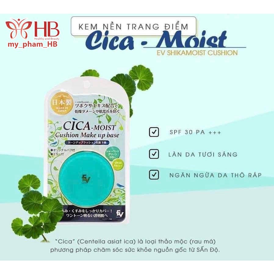 Phấn nước Cica Moist Cushion Make up Base SPF30 PA++++
