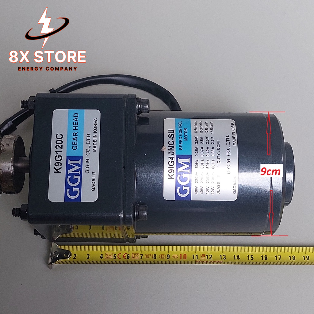 Motor giảm tốc 40W/90w 220VAC SPG GGM kèm bộ điều khiển tốc độ + hộp giảm tốc