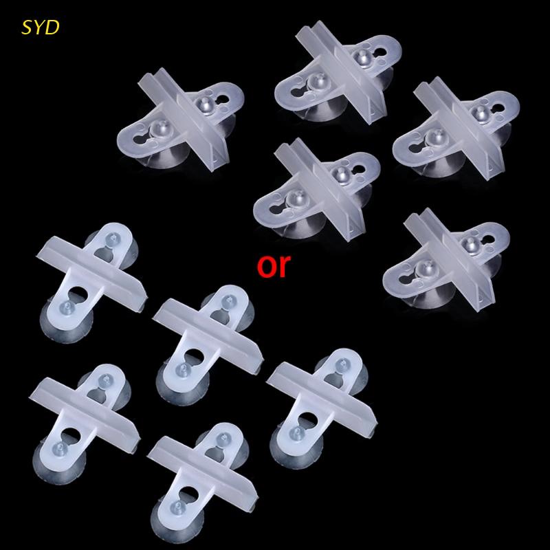 Bộ 5 Kẹp Giữ Dây Áo Ngực Bể Cá Có Giác Hút 1.2 Inch Mềm Mại Tiện Dụng