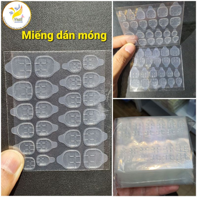 Keo miếng 2 mặt ( dán móng úp)