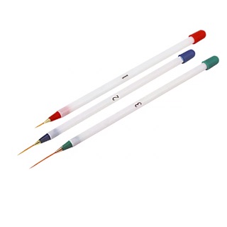 Set 3 cọ râu đủ size để vẽ gel
