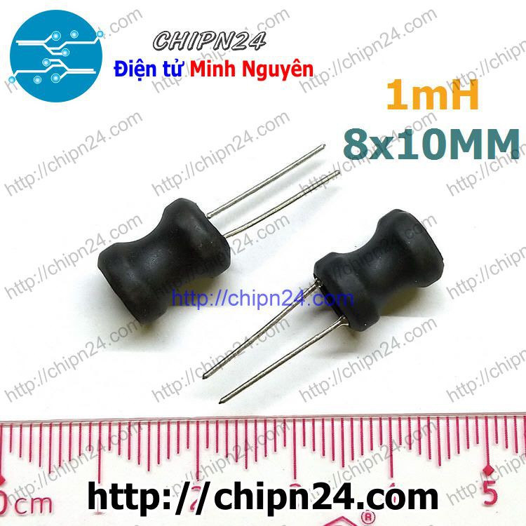 [4 CÁI] Cuộn cảm 8x10mm 1mH 1A