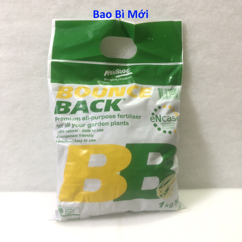 (1kg) Phân Hữu Cơ Dynamic Úc Bounce Back BB, Chuyên dùng rau màu, hoa kiểng (hữu cơ cá và thực vật)