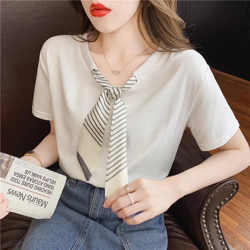 Áo Kiểu Phối Dây Rút Thời Trang Mùa Hè Cho Nữ
