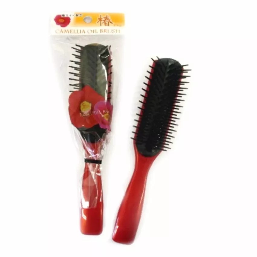 Lược chải tóc Sakura màu đỏ (Hàng nội địa Nhật)