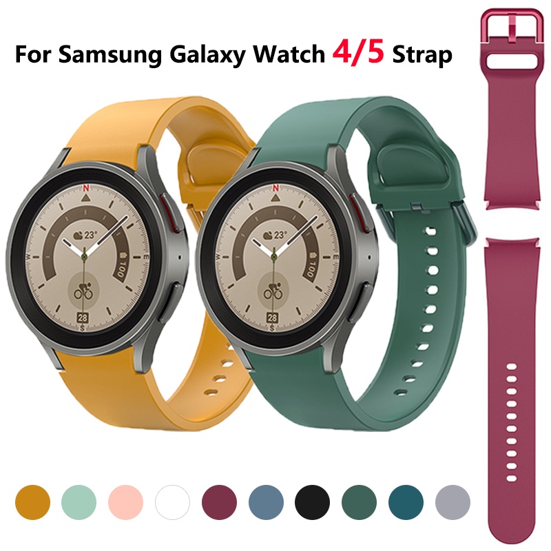 Dây Đeo Silicone Thể Thao 20mm Cho Đồng Hồ Samsung Galaxy Watch 5 40mm 44mm 5Pro 45mm
