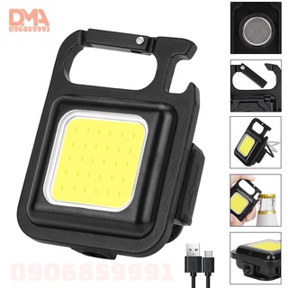 Đèn pin sạc dã ngoại,đèn led móc khóa khẩn cấp COB