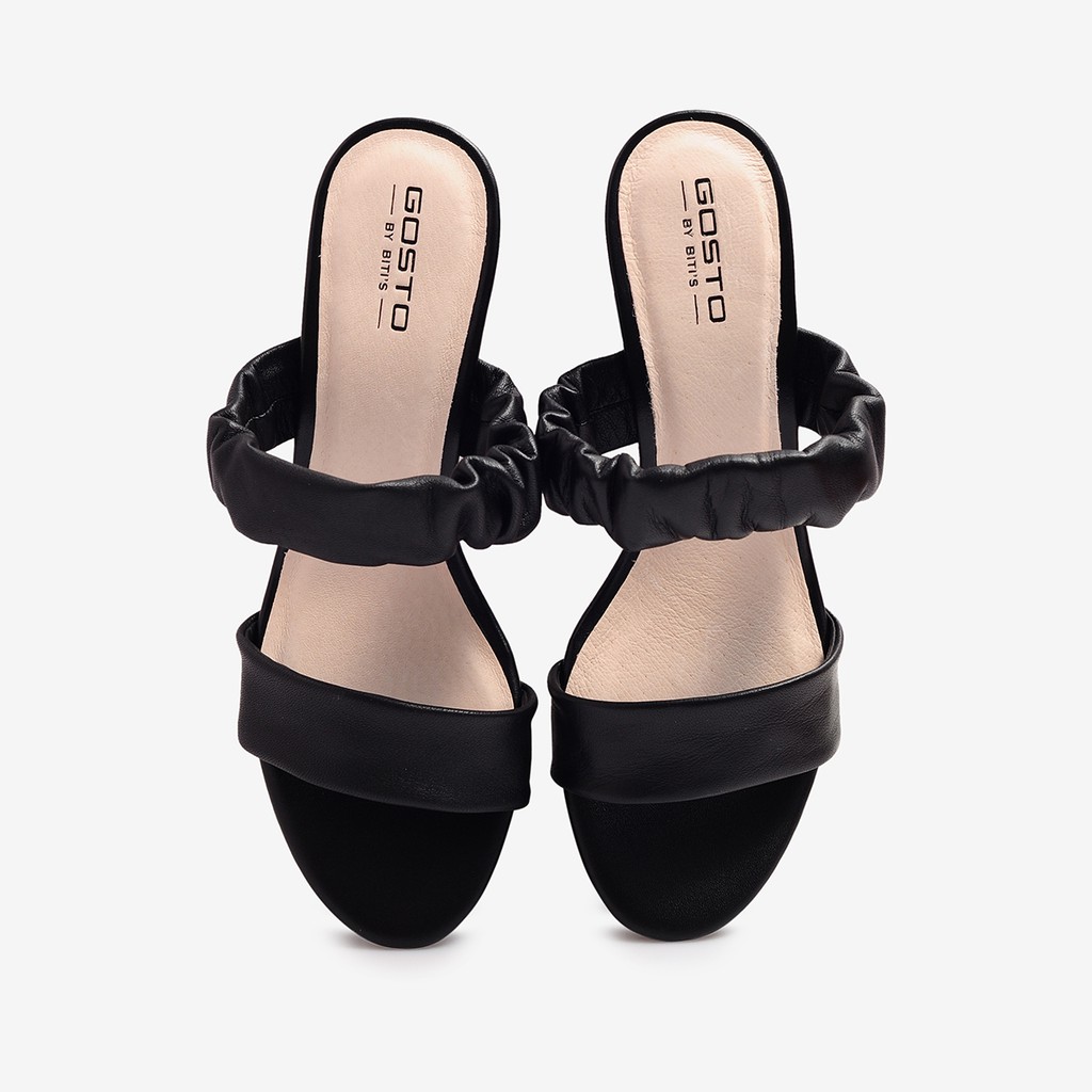 [Mã WABRBI99 giảm 10% tối đa 100k đơn từ 500k] Giày Sandal Gosto by Bitis Scrunchie GFW016300DEN (Đen)