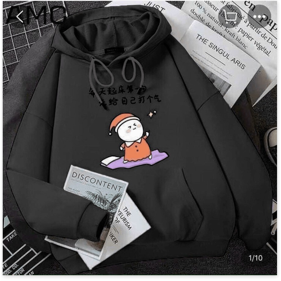 ÁO KHOÁC HOODIES NỮ NHIỀU MÀU XINH XẮN,THIẾT KẾ HỌA TIẾT SINH ĐỘNG LANA FASHION