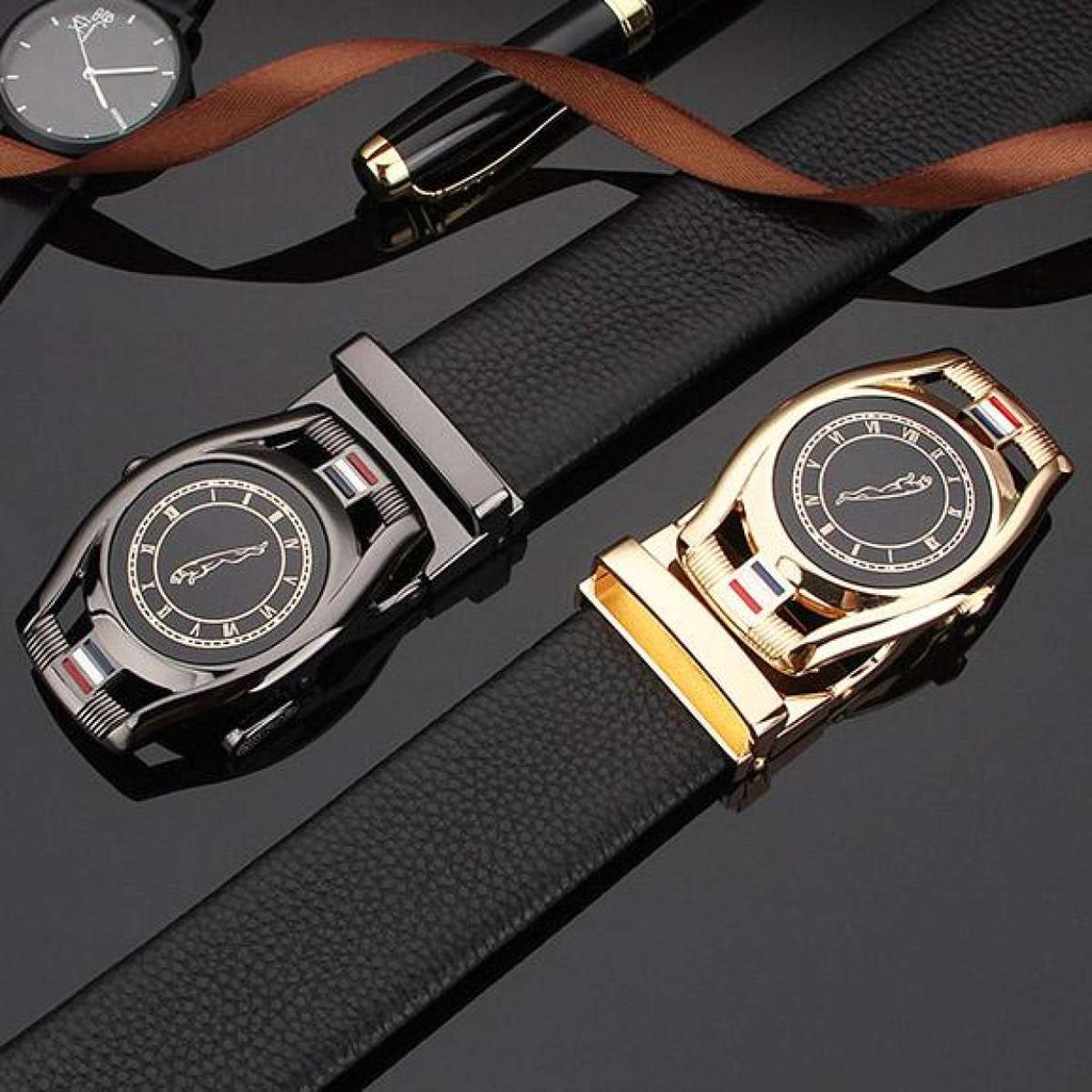 Bộ quà tặng Thắt lưng/ dây nịt nam mặt đồng hồ hãng sang trọng (Dòng cao cấp)