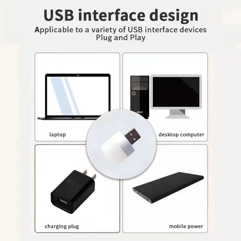 Đèn led Alonefire Y07 Usb ánh sáng trắng/ vàng trang trí nhà cửa