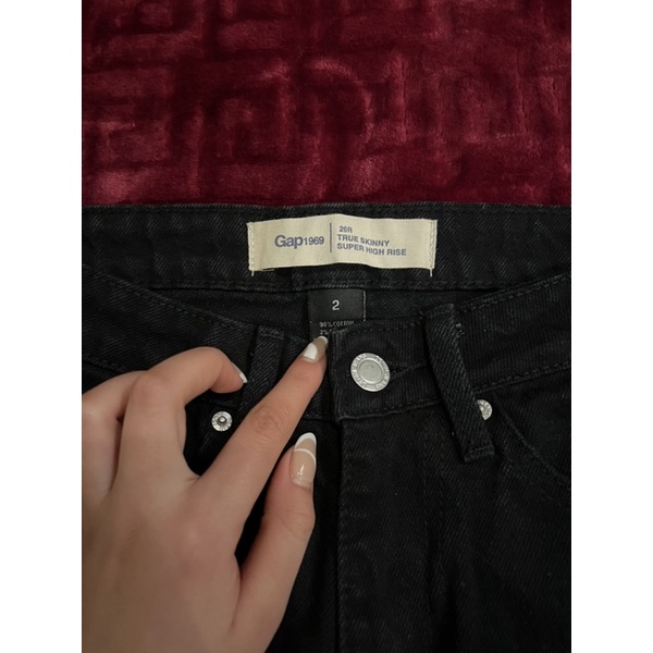 GAP - Quần jeans dáng suông cutlottes