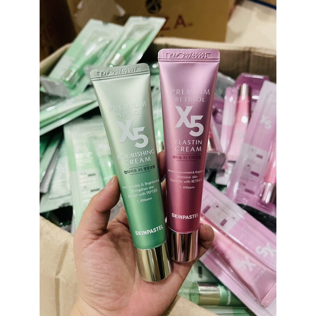 Kem Retinol X5 Elastin Cream 30ml Trẻ Hóa Da Chính Hãng Hàn Quốc