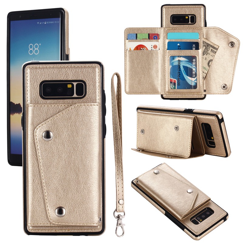 Bao da điện thoại bảo vệ toàn diện, tiện lợi và thời trang cho Samsung Note 8 Note 9 S9 S9 Plus S8 S8 Plus S7 S7 Edge | BigBuy360 - bigbuy360.vn