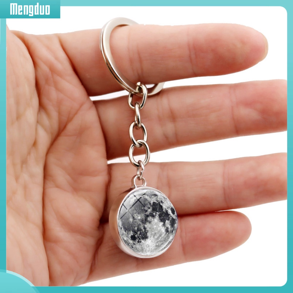 Móc Chìa Khóa Hình Quả Cầu Thủy Tinh Hai Mặt Sử Dụng Năng Lượng Mặt Trời Cho Điện Thoại