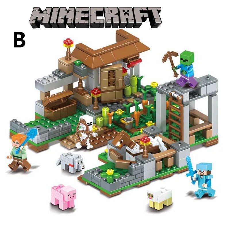 Mô hình Lego nhân vật game Micraft