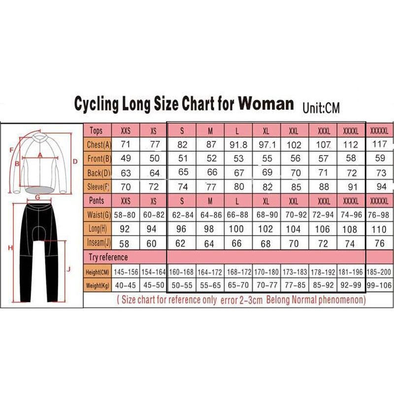 Áo đua xe đạp tay dài thời trang mùa thu cho nữ